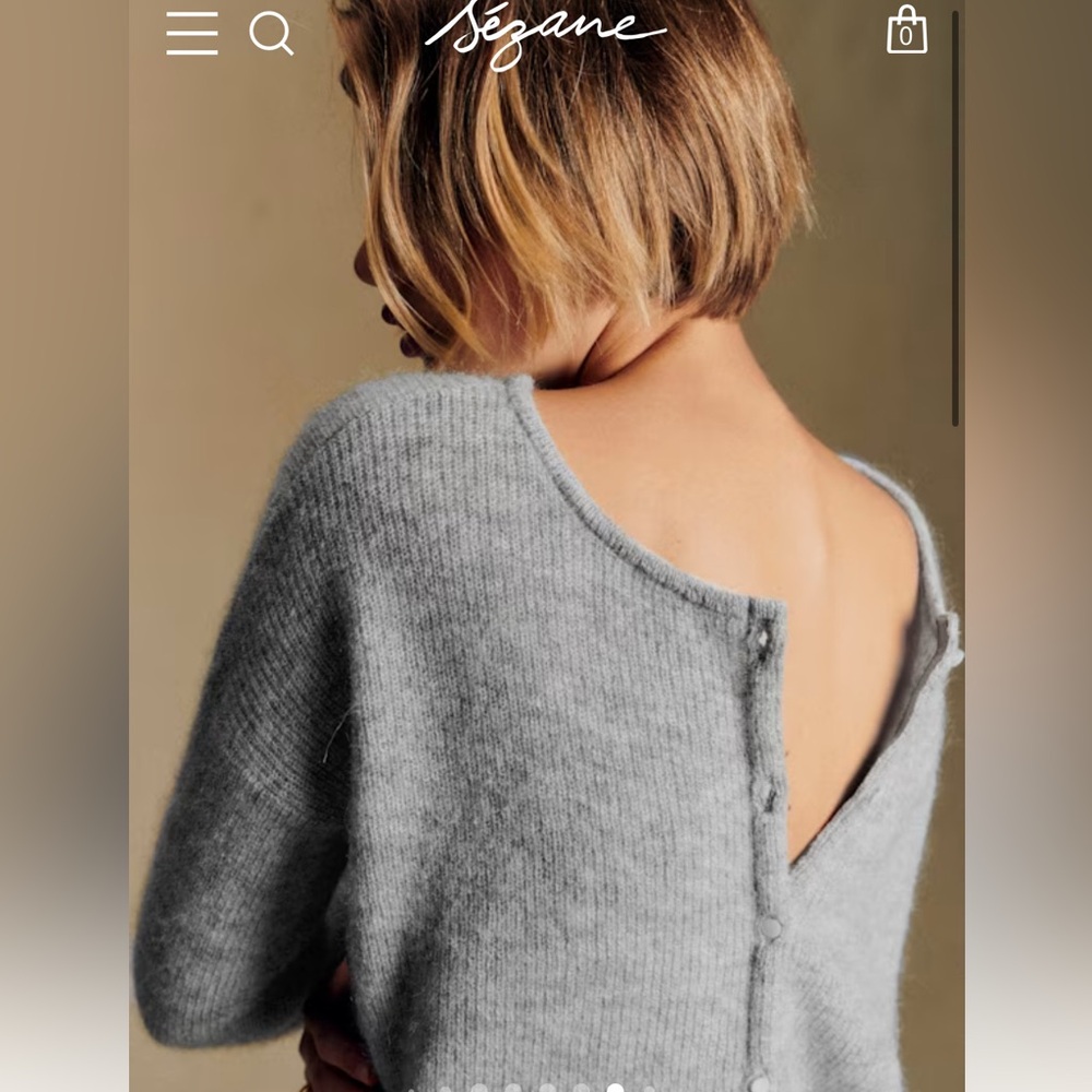 Sezane Gaspard Cardigan - Picture 2 of 5